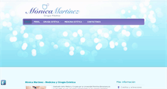 Desktop Screenshot of cirugiamonicamartinez.com